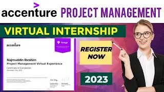 Accenture Project Management Online Internship with Certificate | Work From Home |Free certification