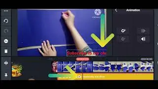 Text scrolling in kinemaster