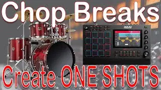 Akai MPC Tutorials. Chopping breaks to make polished and Pro One Shots for drum kits on the MPC.