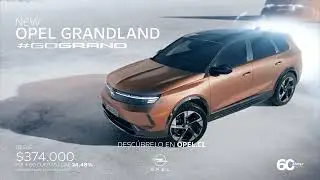 Equipado con Opel Vizor 3D Iluminado y Nuevo logo eléctrico. New Opel Grandland 