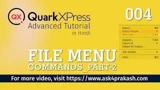 QuarkXpress_File Menu Commands_Part 2 #004