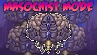 Masochist Mode Brain of Cthulhu is Crazy... | Terraria MASOCHIST MODE Playthrough [4]