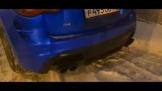 infiniti FX50 borla exhaust sound WLwinter cold start