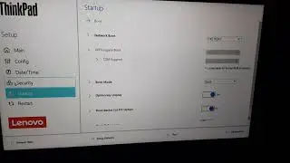 Lenovo ThinkPad T15 - UEFI only as other options greyed out