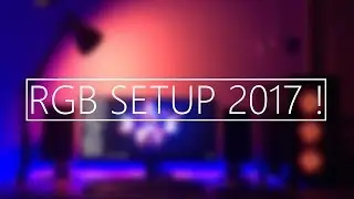 RGB light setup ! My Awesome RGB Desk Setup ! | 2017 | Ultrawide | 460x Case | Smart bulb