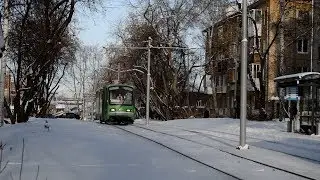 Трамвай УТМ 405 (824) маршрут 3 в Екатеринбурге