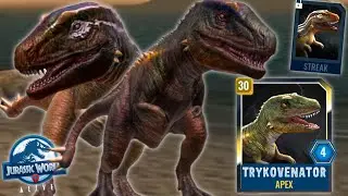 TRYKOVENATOR Apex FIRST LOOK- Jurassic World Alive 3.8