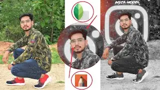 Instagram viral photo editing, Instagram model,black & white tone photo editing #snepseed #editing