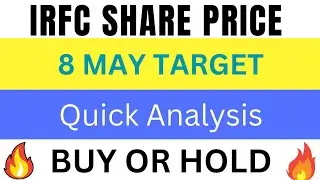 IRFC Share latest News 🗞️- 8 May || irfc share target 🔥🔥 || IRFC Share Analysis 🙂