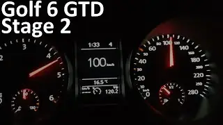 Golf 6 GTD DSG Stage 2 Acceleration