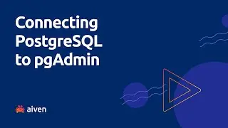 Connecting PostgreSQL to pgAdmin