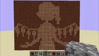 Minecraft Bad Apple Redstone Lamp