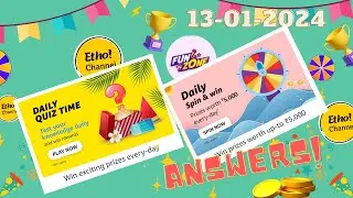 Amazon funzone quiz today | 13-01-2024 | Amazon funzone jackpot today | Answers