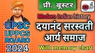 MODERN INDIAN HISTORY भारतीय पुनर्जागरण 4 #upsc #uppcs #roaro2023 सामाजिक धार्मिक आंदोलन pyq