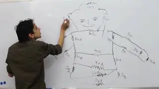 احسب المقاومه الكليه لطنط فوزيه 😂 سهل جدا 👌 هدف السؤال(مهما يغيرشكل السؤال هاتحله مادام معاك الفكره)
