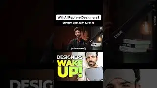 Will AI Replace Designers? Releasing on Sunday ⏰