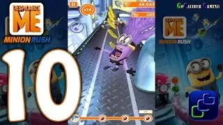 Despicable Me Minion Rush Android Walkthrough - Part 10 - Gru's Lab: Level 6-10 Vector Boss Battle