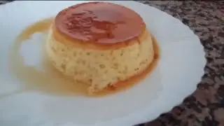 Caramel Egg Pudding - Zahida Cooking