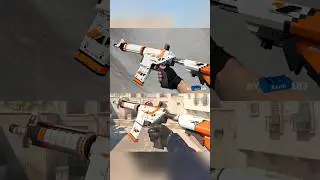 LEGO M4A4 Asiimov - Comparison 
