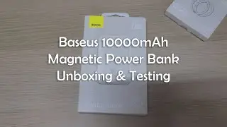 Baseus 10000mAh Mini Magnetic MagSafe Wireless Power Bank - Unboxing & Testing