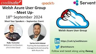 Welsh Azure User Group  - September 2024 Event