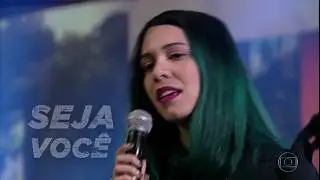 Conversa com Bial (03/05/2018 - Parte 11) : Amanda Paschoal encerra programa cantando 