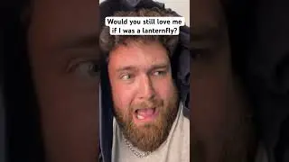 WOULD YOU STILL LOVE ME IF I WAS A LANTERNFLY? #shorts #comedy #funny #skit