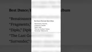 GRAMMY Nominees Best Pop Vocal Album