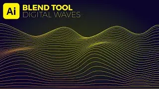Blend Tool Waves Illustrator Tutorial