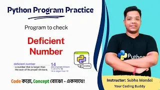 Check Deficient Number in Python