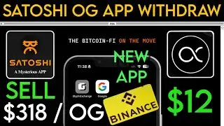 Satoshi OG App $318 Price Withdrawal | Oex App next Process | Mining new update | Airdrop news today