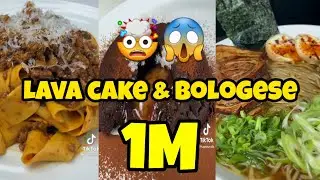 Lava cake & Bolognese & gyros and more in 1min 🤯🍝