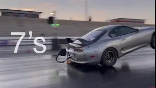 7 Second Stick Shift Supra still on a V160!