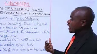 Reaction between an Acid and Metal Oxide