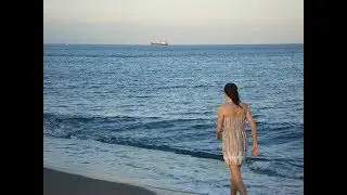 Girl on the beach Faliraki