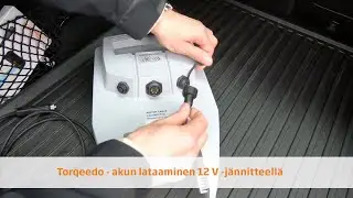 Torqeedo - akun lataaminen 12 V -jännitteellä