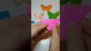 Origami paper butterfly