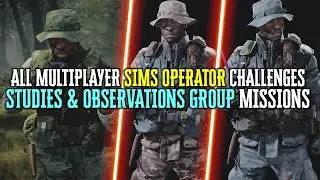ALL SIMS OPERATOR MISSIONS (Studies and Observations Group) CHALLENGES Season 2 Black Ops Cold War