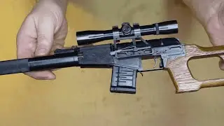 VSS Vintorez in 1/2 scale complete strip-down