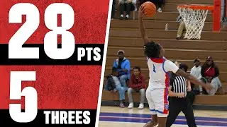 Miquan Tucker CATCHES FIRE in Season Debut 28 PTS & 5 THREES vs. Coahoma (11.1.2023) 🔥🔥