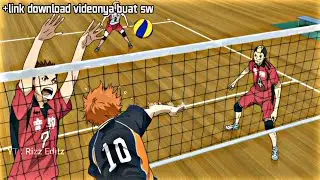Ketika Shoyo Melakukan Pukulan Berbelok Untuk Menghindari Blok ||  Jedag Jedug Anime Haikyu!!