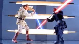 Obi-Wan Kenobi vs Darth Maul [4K HDR] - Star Wars: The Phantom Menace