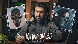 Insane 3d to 2d Workflow in Procreate!!