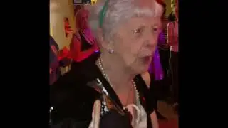Gladys at the Douglas Park Golf Club - Paris Olympics Ladies Dinner  - at nearly 90