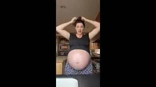 HUGE Pregnant Bump tiktok LIVE