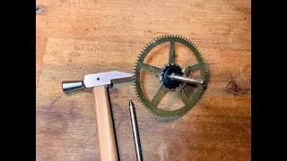 Clock Repair - Tightening Loose Main Wheel