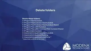 Clean Uninstall Autodesk Software