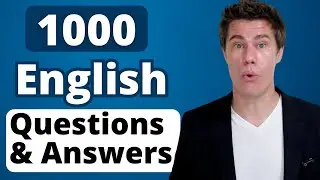 1000 English Questions and Answers  #learnenglish