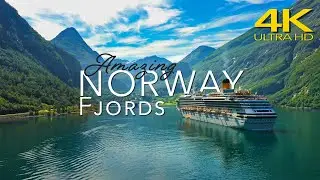 Beautiful Relaxing Music: Norway Nature Relaxation | Norway Fjords | 4K Video Ultra HD