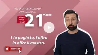 [ Nuova offerta - 1 la paghi tu, l'altra la offre il mastro]